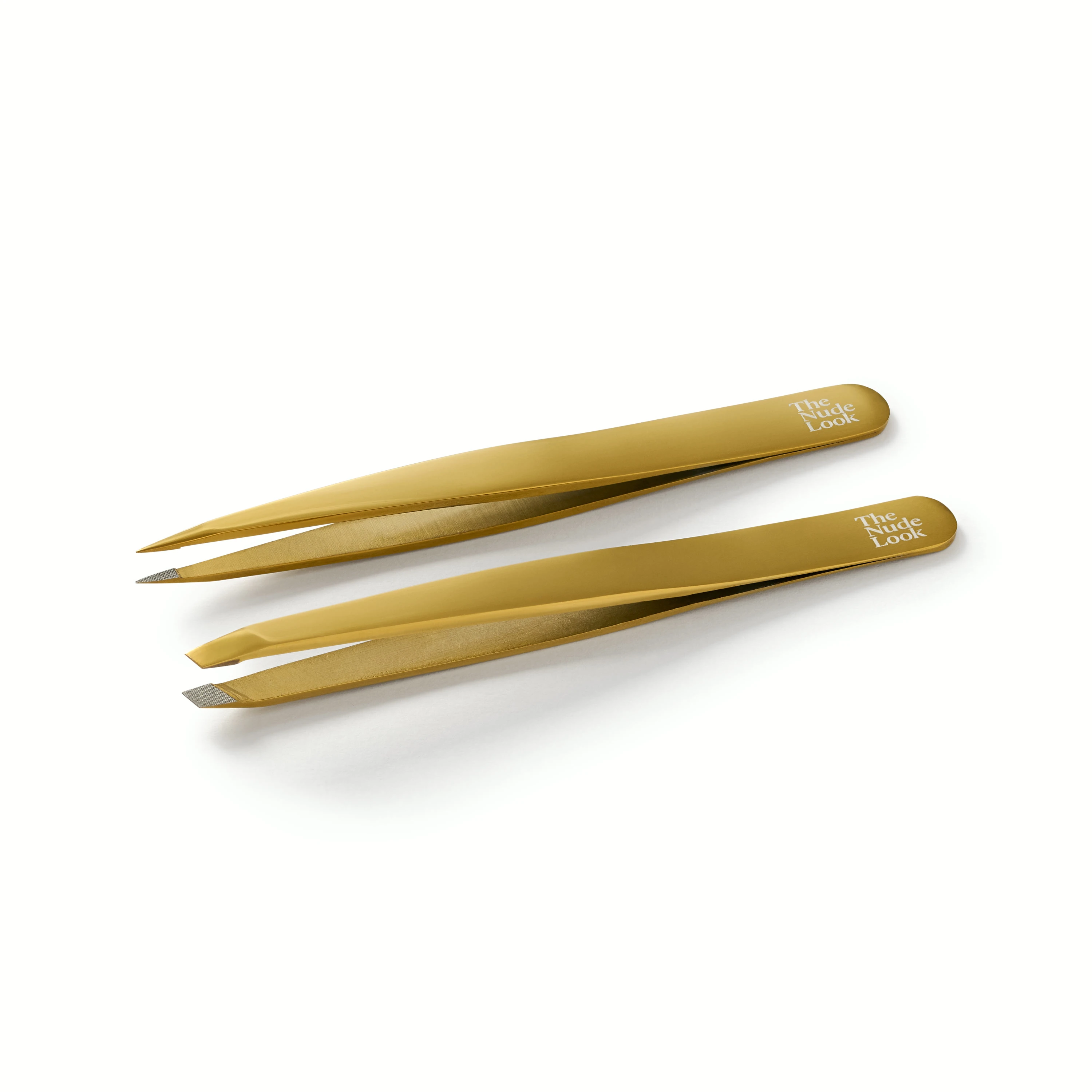 Tweezer duo for professional intimate waxing