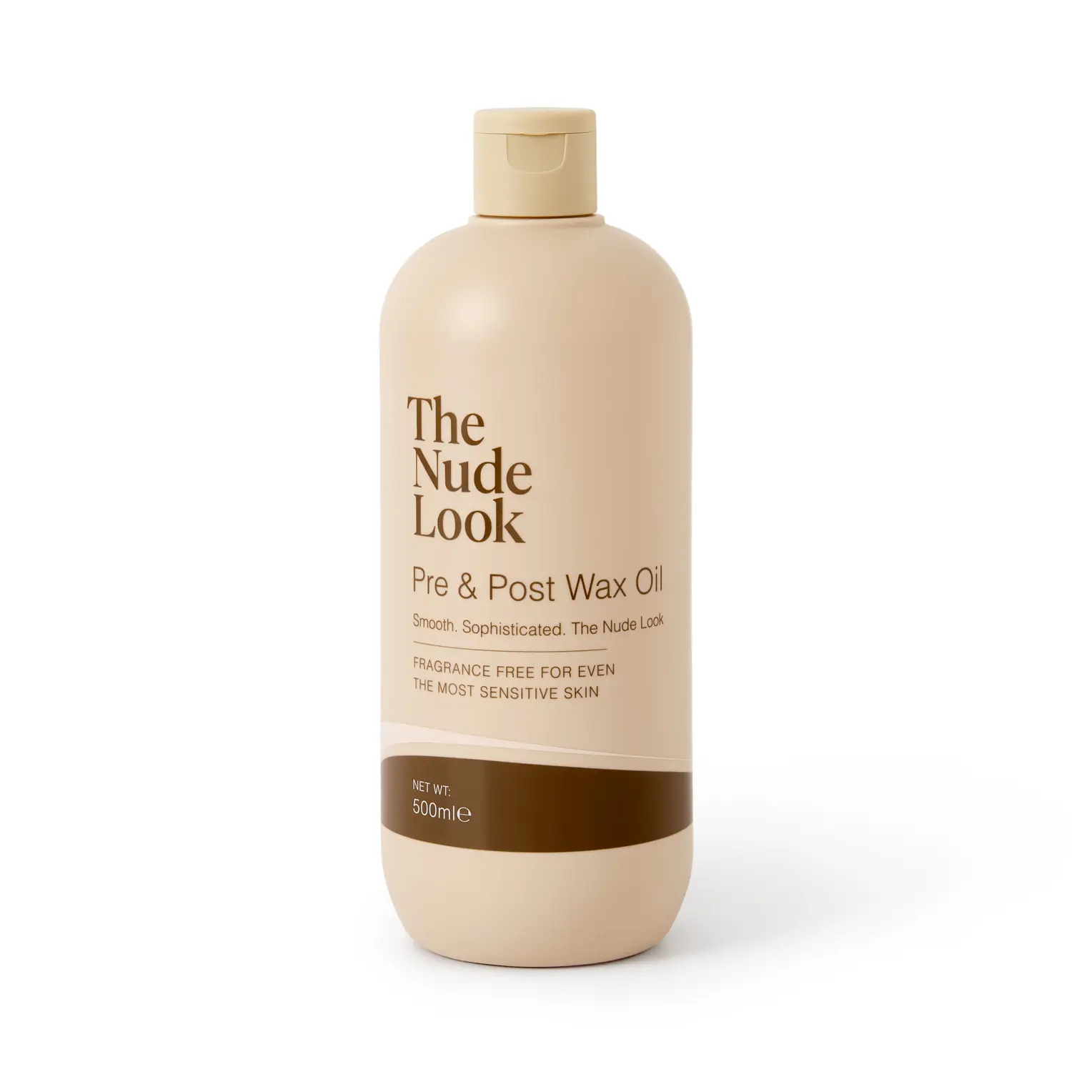 Pre and post wax oil bottles for professional aftercare