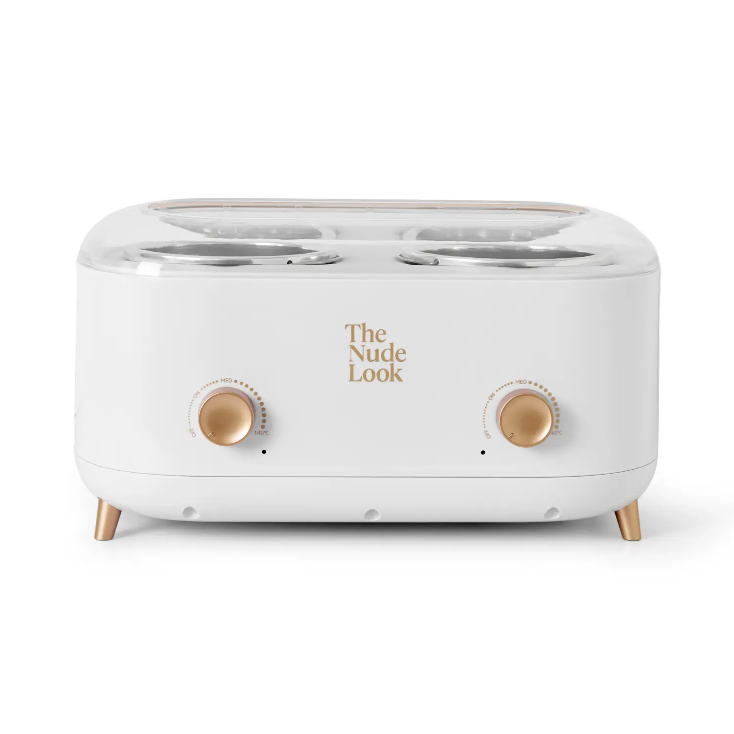 Professional wax heater with silicone insert for intimate waxing