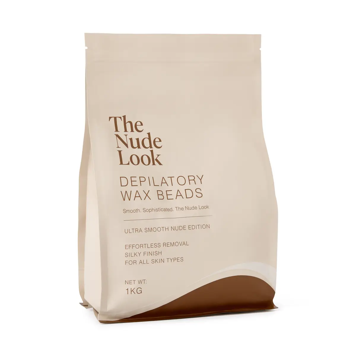 Depilatory wax beads pouch